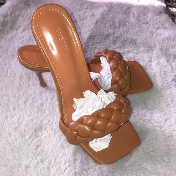 SHEIN Shoes - ✨Inspired BV Lido Heeled Mules  | Braided Strap